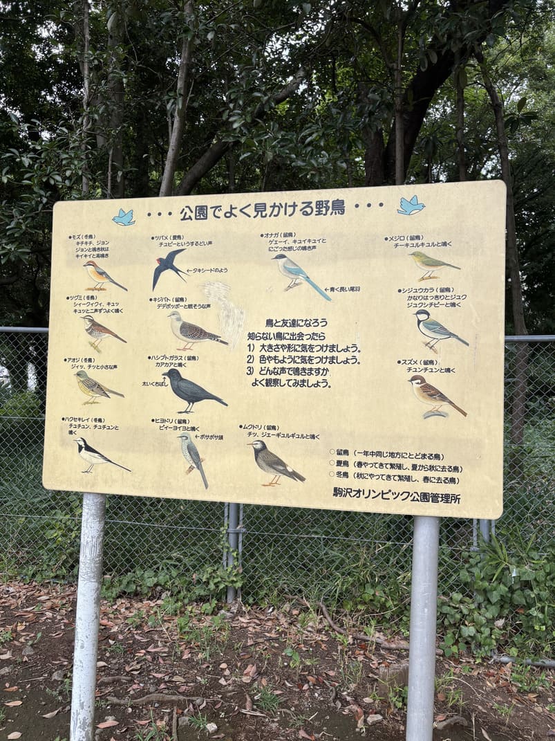 東京の駒沢オリンピック公園の謎解きウォーク